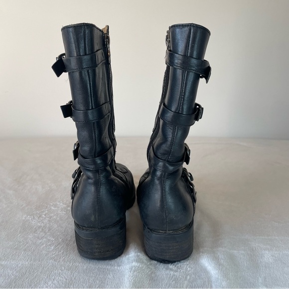 Harley Davidson Leather Motorcycle Boots - Picture 5 of 11